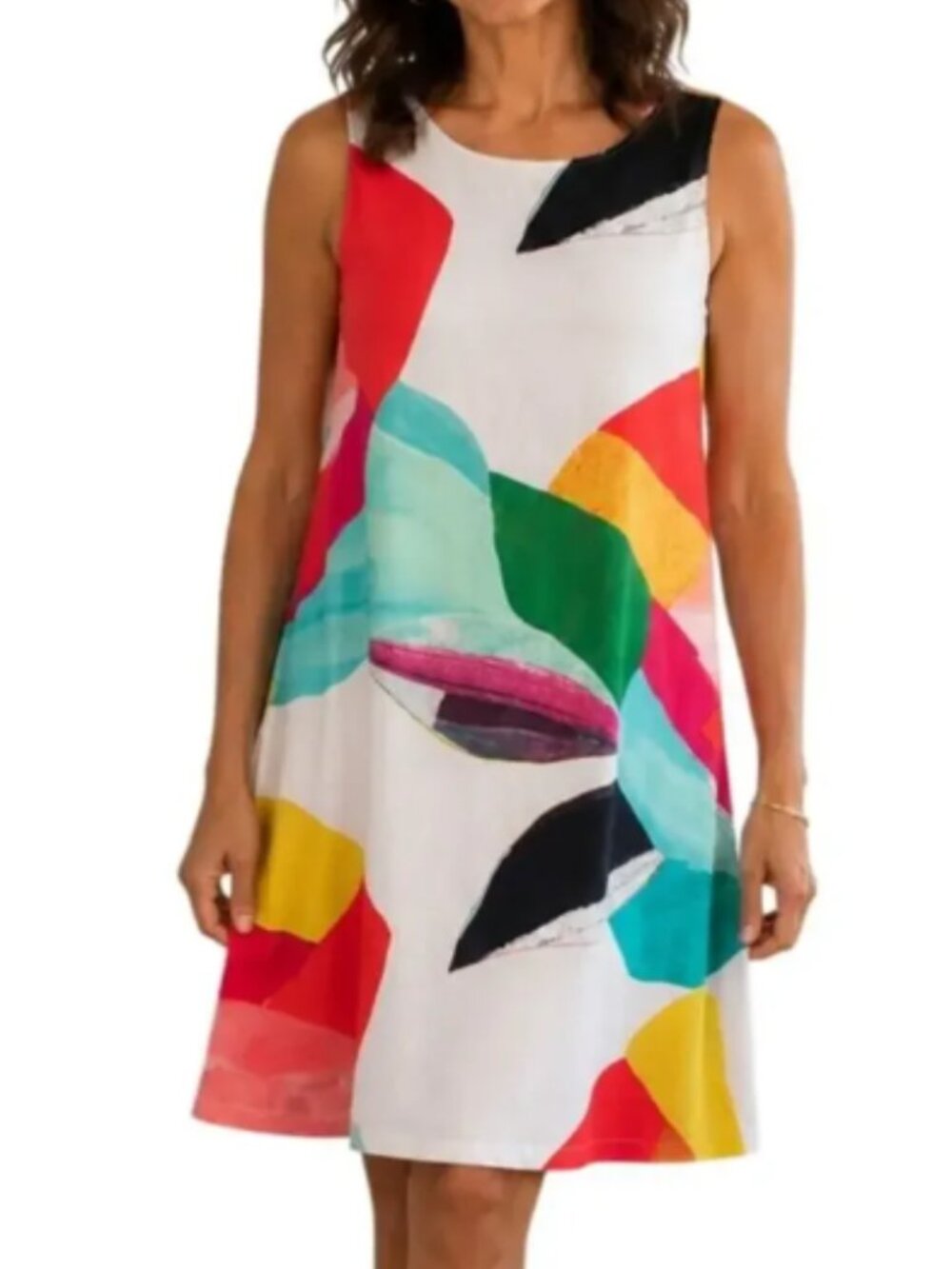 Clara Sun Woo Colorful Dress XS Medium Abstrac